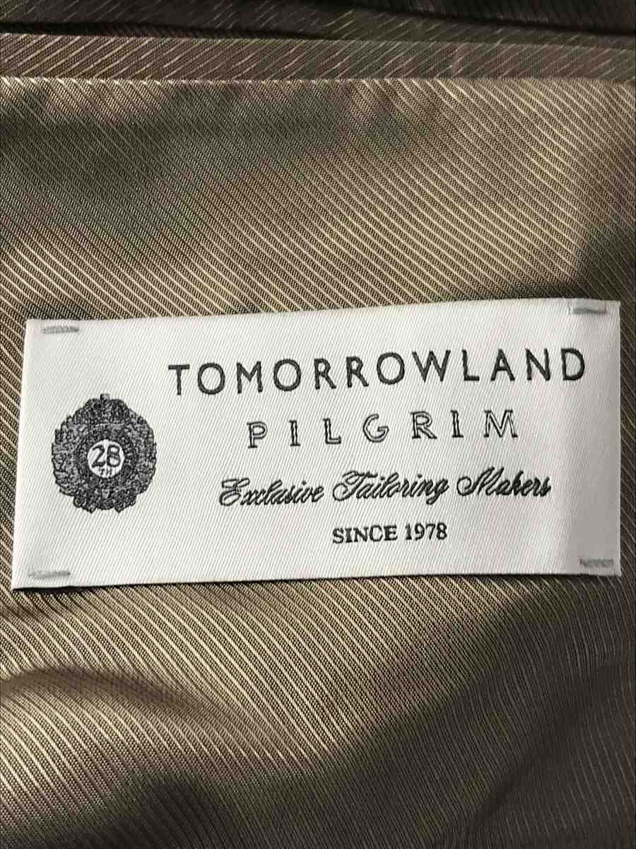Tomorrowland | Carl タグ付き☆ 0 1 TOMORROWLAND◆PILGRIM/CARLO BARBERA/スーツ/セットアップ/46/ウール/BRW/Super140s