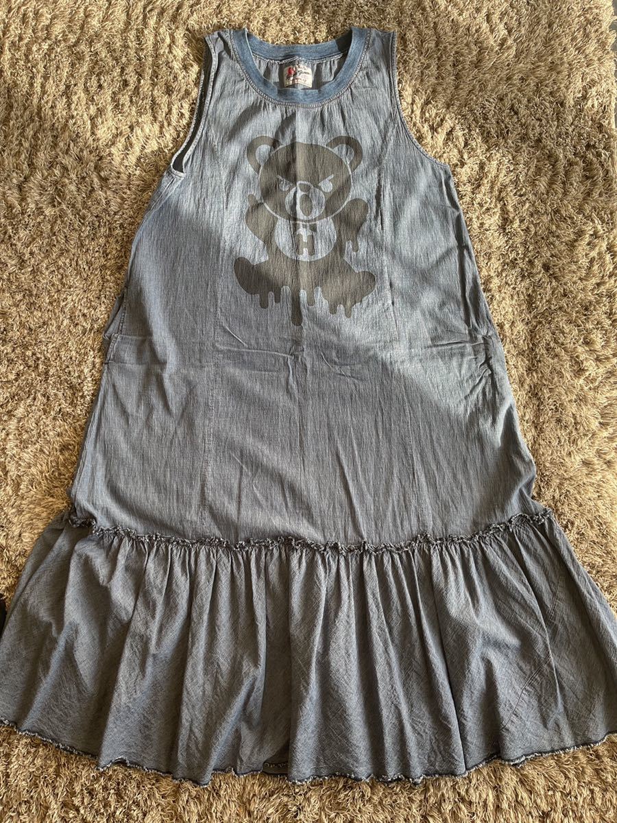 ヒステリックグラマー HYSTERIC GLAMOUR ファックベア スライム デニム  