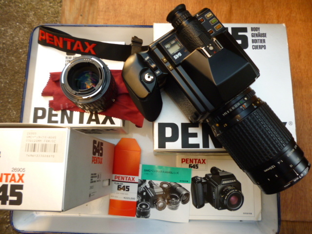 PENTAX レフコンバータ645 ケース付き （○PENTAX645 ペンタックス 中 