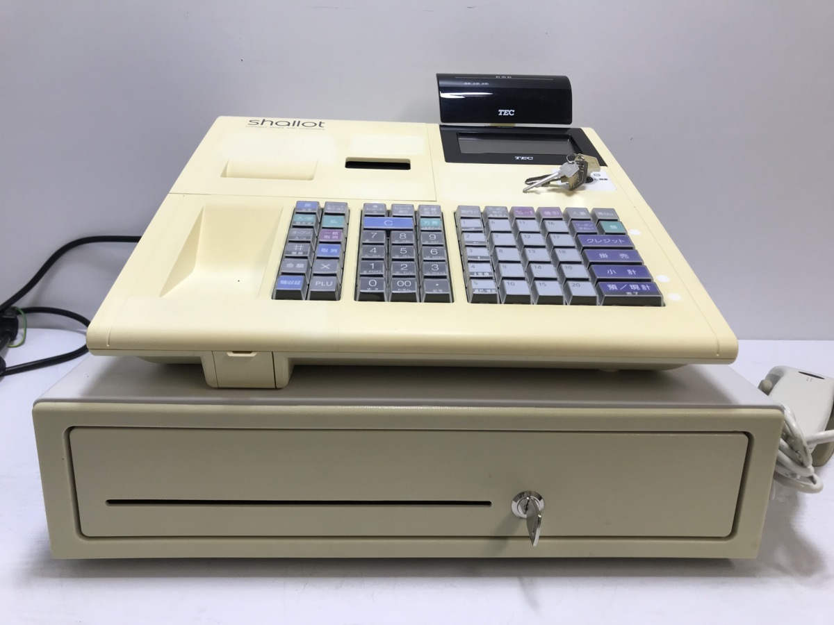 TEC システムレジスター Shallot MA-770 東芝テック 鍵付き Sキー
