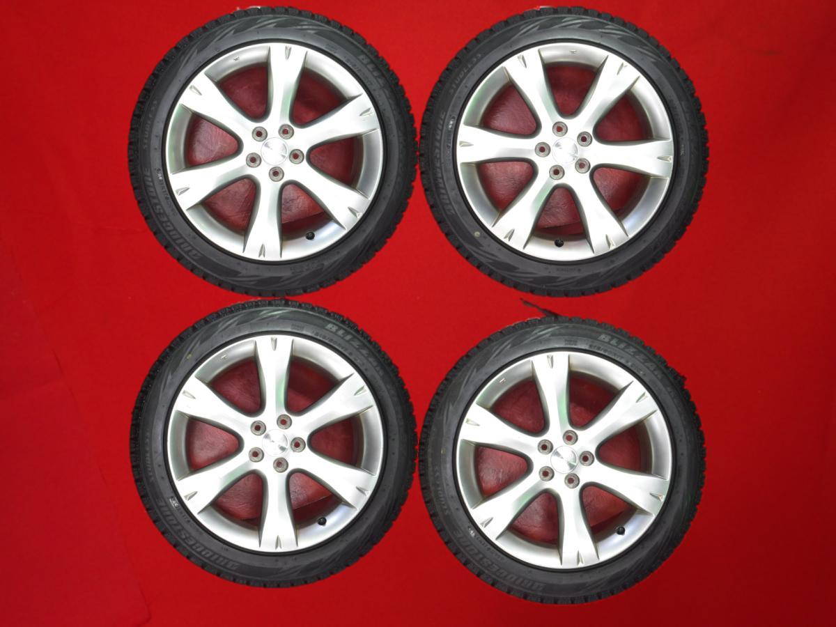 スタッドレス レガシィ BL9・BP9 純正6スポーク+ブリヂストンブリザックREVOGZ 215/50R17 8.5分山★stwt17 スバル レガシィB4 レガシィ W989 111&frasl;109N br9（スタッドレスタイヤ・ホイールセット