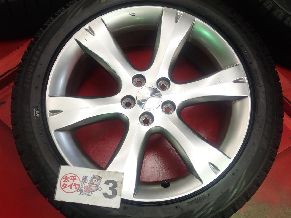 スタッドレス レガシィ BL9・BP9 純正6スポーク+ブリヂストンブリザックREVOGZ 215/50R17 8.5分山★stwt17 スバル レガシィB4 レガシィ W989 111&frasl;109N br9（スタッドレスタイヤ・ホイールセット