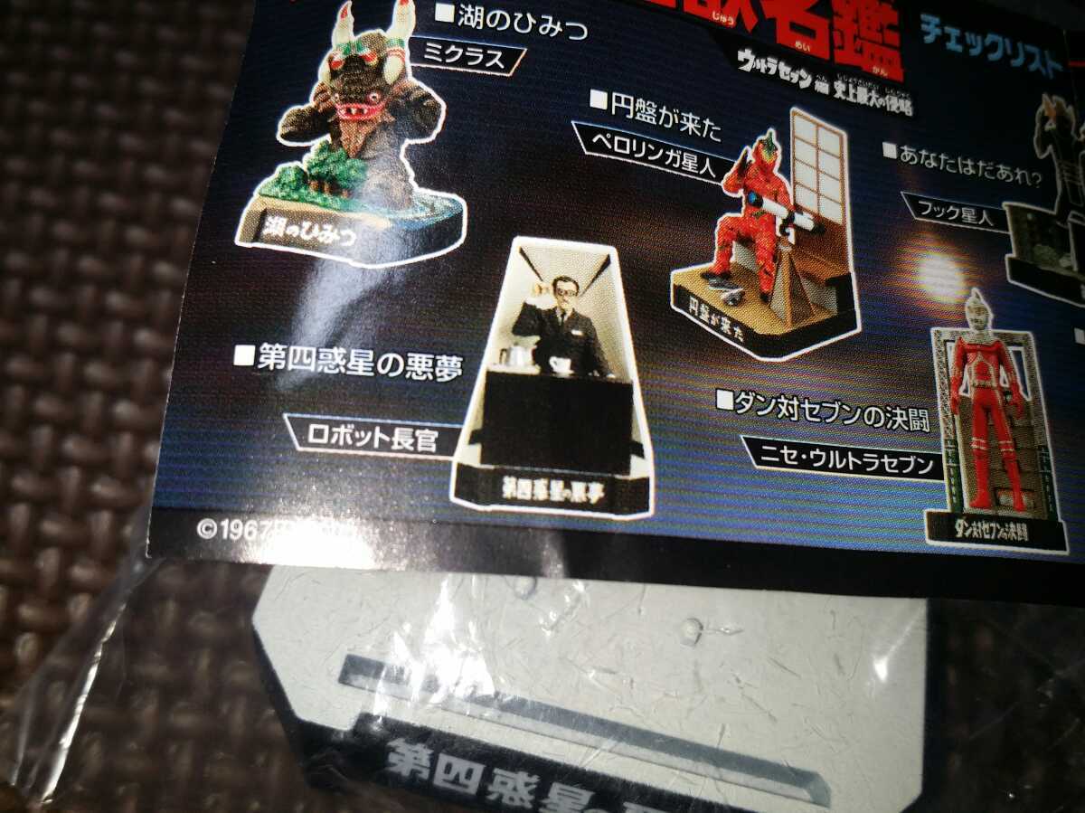 第四惑星の悪夢(ロボット長官) 昔懐かしバンダイ2004ウルトラ怪獣名鑑
