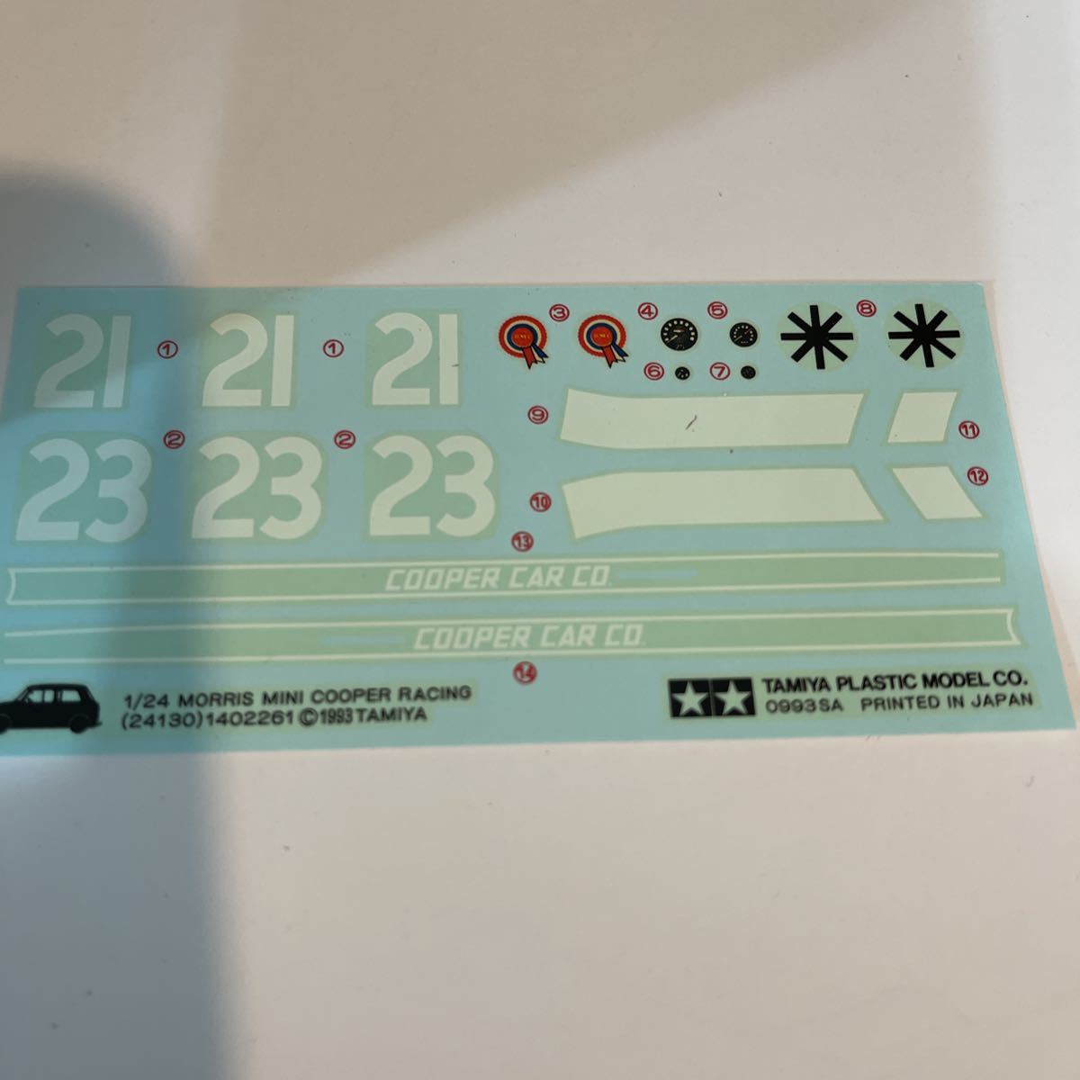 タミヤ 1/24 モーリス ミニクーパー レーシング _5