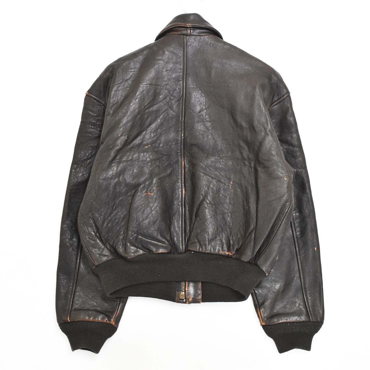 Avirex A 2 フライト レザージャケット Xs ブラウン 羊革 ファッション通販