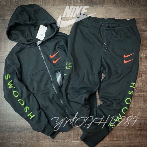 【数量限定，大人気】 NIKE ナイキ SWOOSH スウェット ジップパーカー & パンツ 上下セット メンズ DJ0463 DJ0468 -010 黒 M(上下セット)｜売買されたオークション情報、yahooの商品情報をアーカイブ公開 - オークファン その他