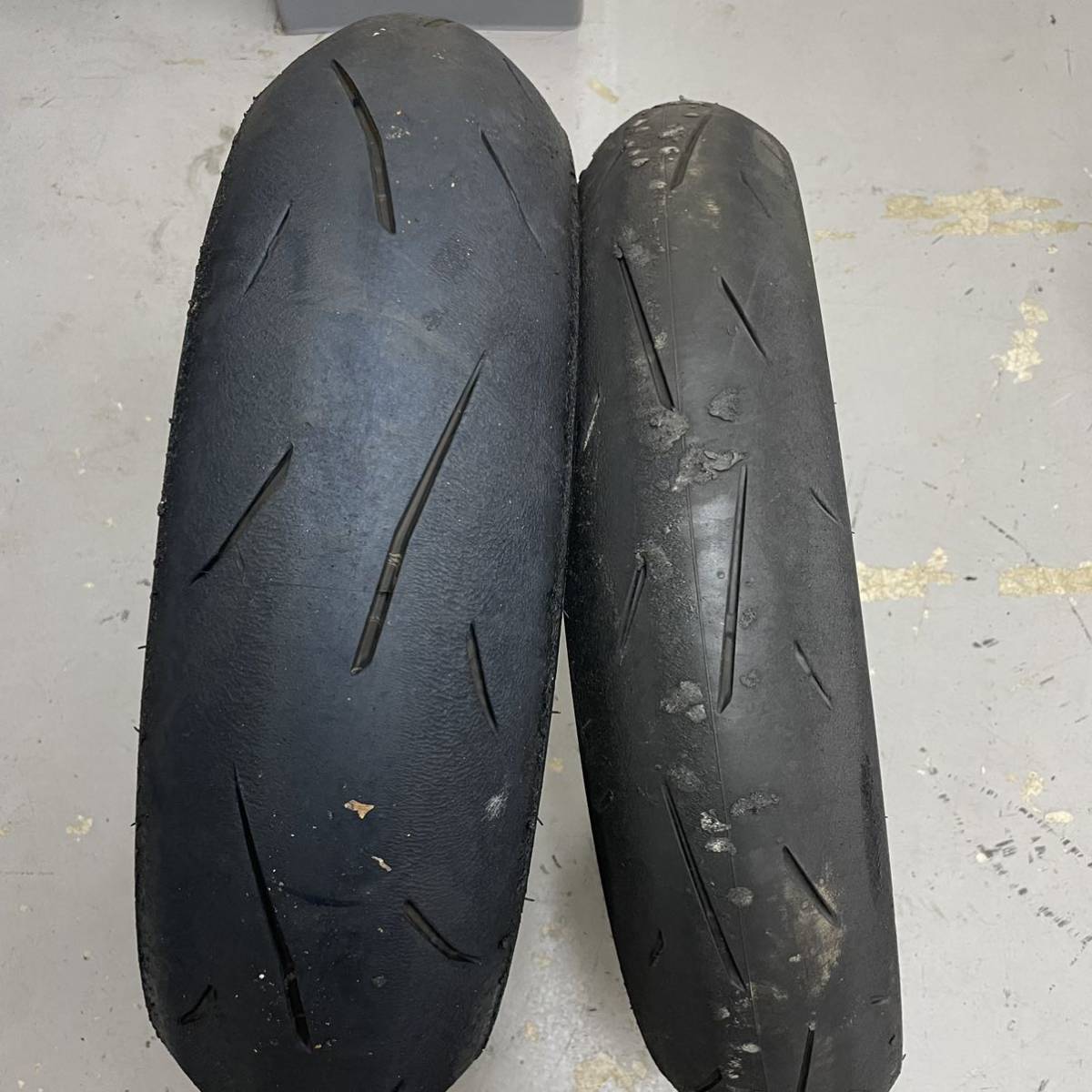 送料込み DUNLOP α13SP 15分走行 前後セット 【公式通販】
