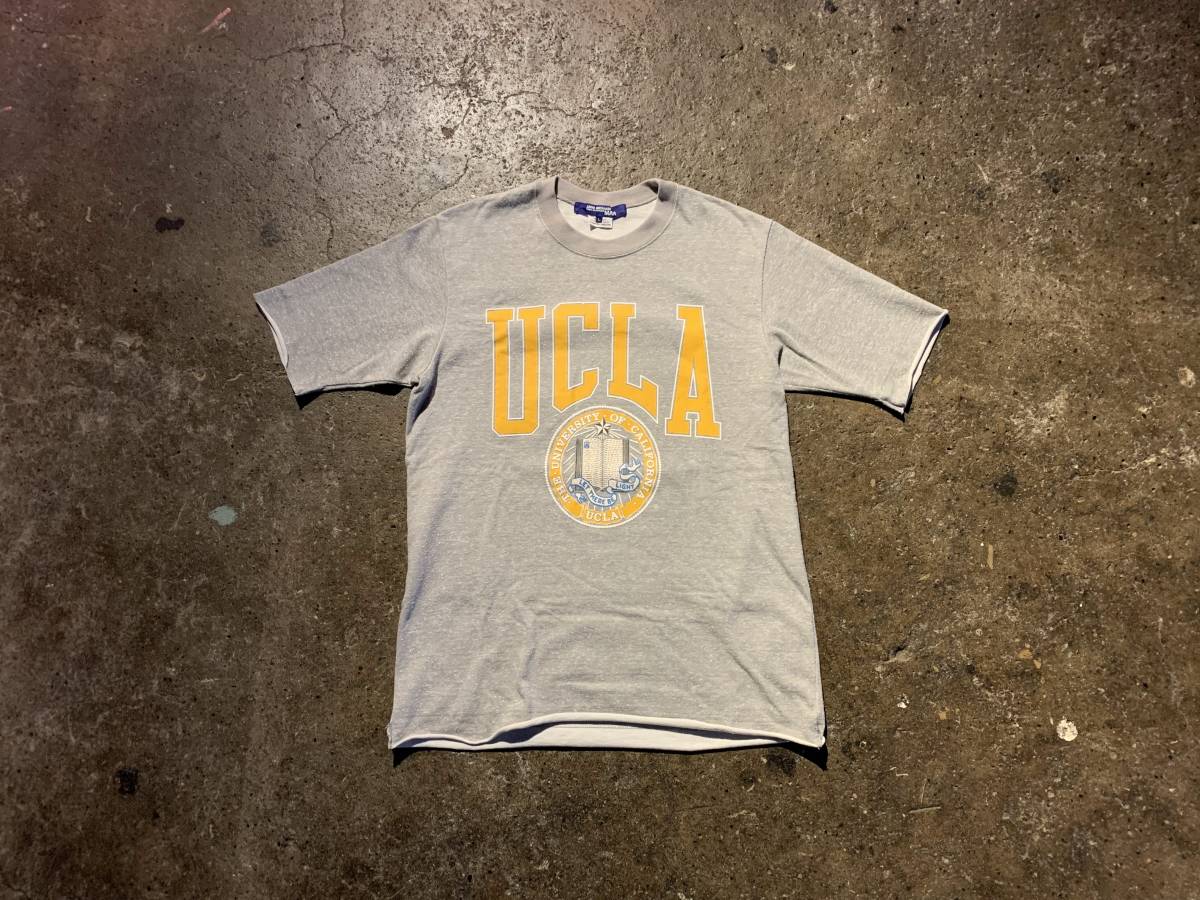 JUNYA WATANABE MAN 19AW ネップ加工 UCLAカレッジロゴカットソー WD 