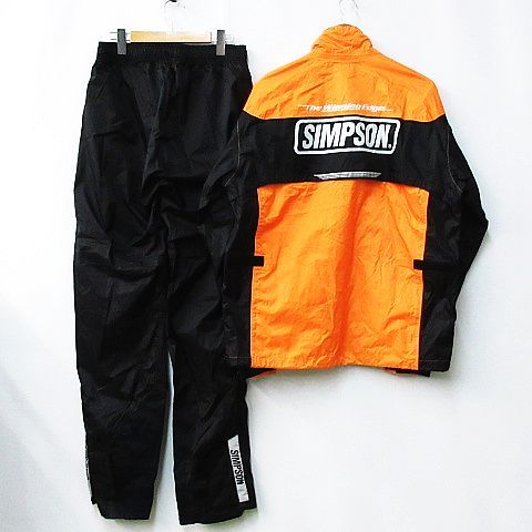 □ SIMPSON シンプソン レインスーツ 上下セット レインウエア SRS 