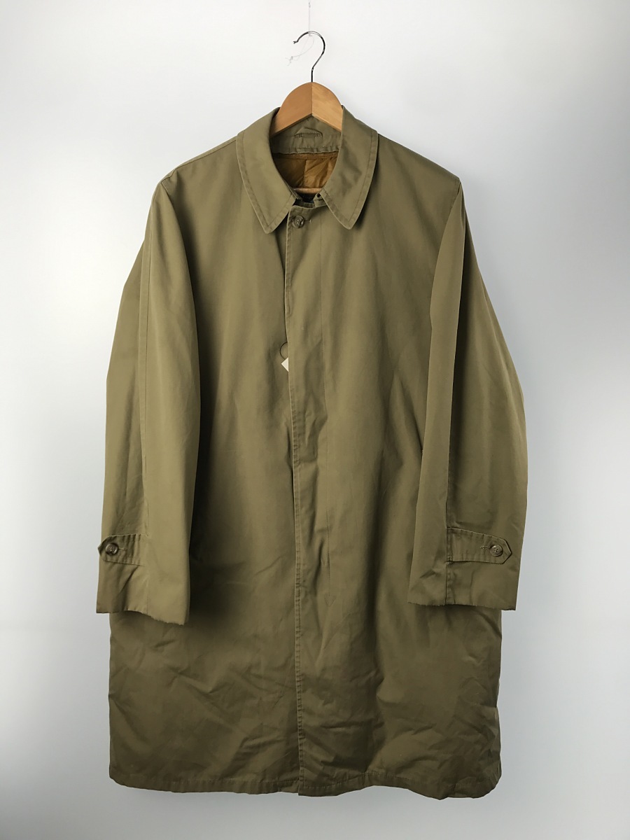 EDDIE BAUER◇60s/BAUER DOWN/ステンカラーコート/40/コットン/BEG
