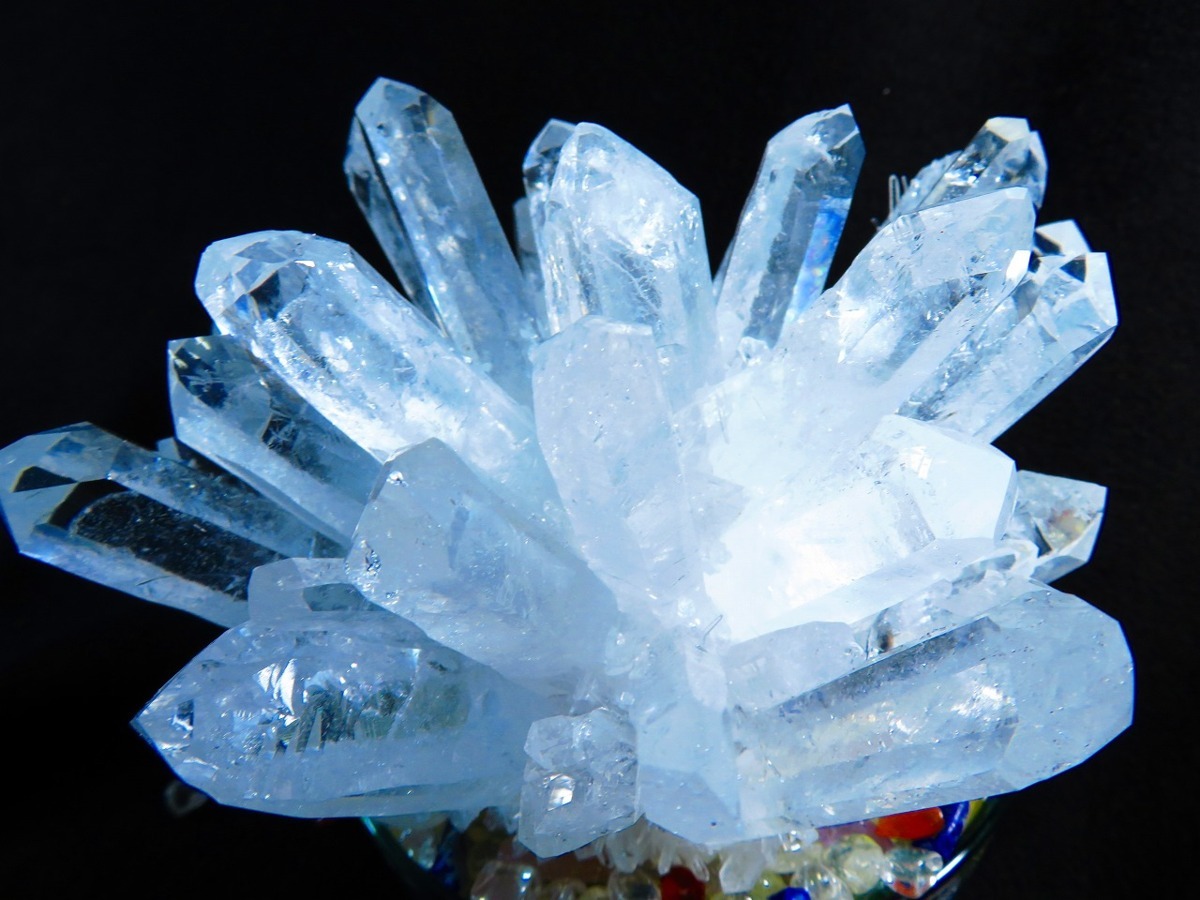 水晶 レムリアンシード 原石 ☆浄化済み☆天然高透明レムリアンシード