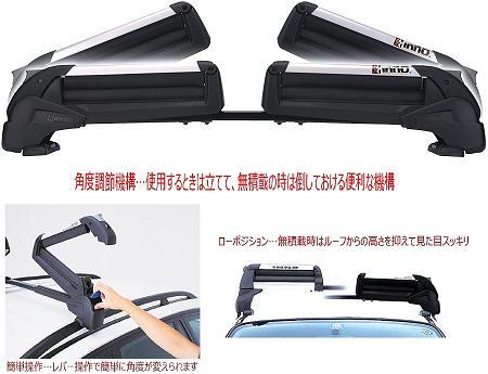 INNO UK729☆ノア プリウスαアルファード20セレナC26ヴェゼル 