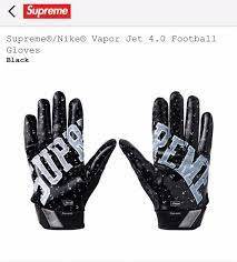 【大得価，新作登場】 Supreme Nike VaporJet Football Gloves Large Black グローブ(服飾小物)｜売買されたオークション情報、yahooの商品情報をアーカイブ公開 - オークファン 服飾小物