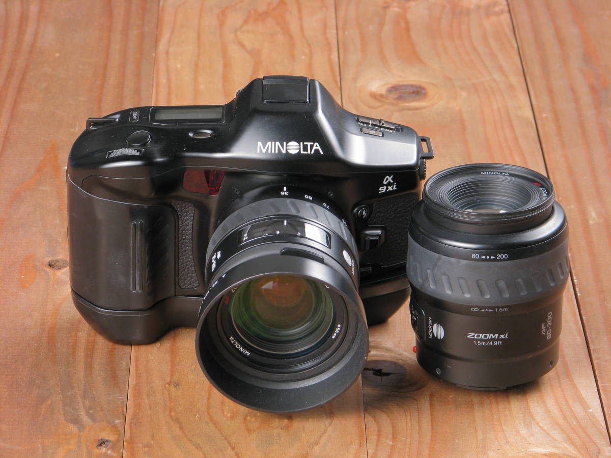 MINOLTA α9xi本体＋レンズ35㎜〜200㎜セット MINOLTA α9xi本体＋レンズ35㎜〜200㎜セット ミノルタα9xi α-9xi ミノルタ