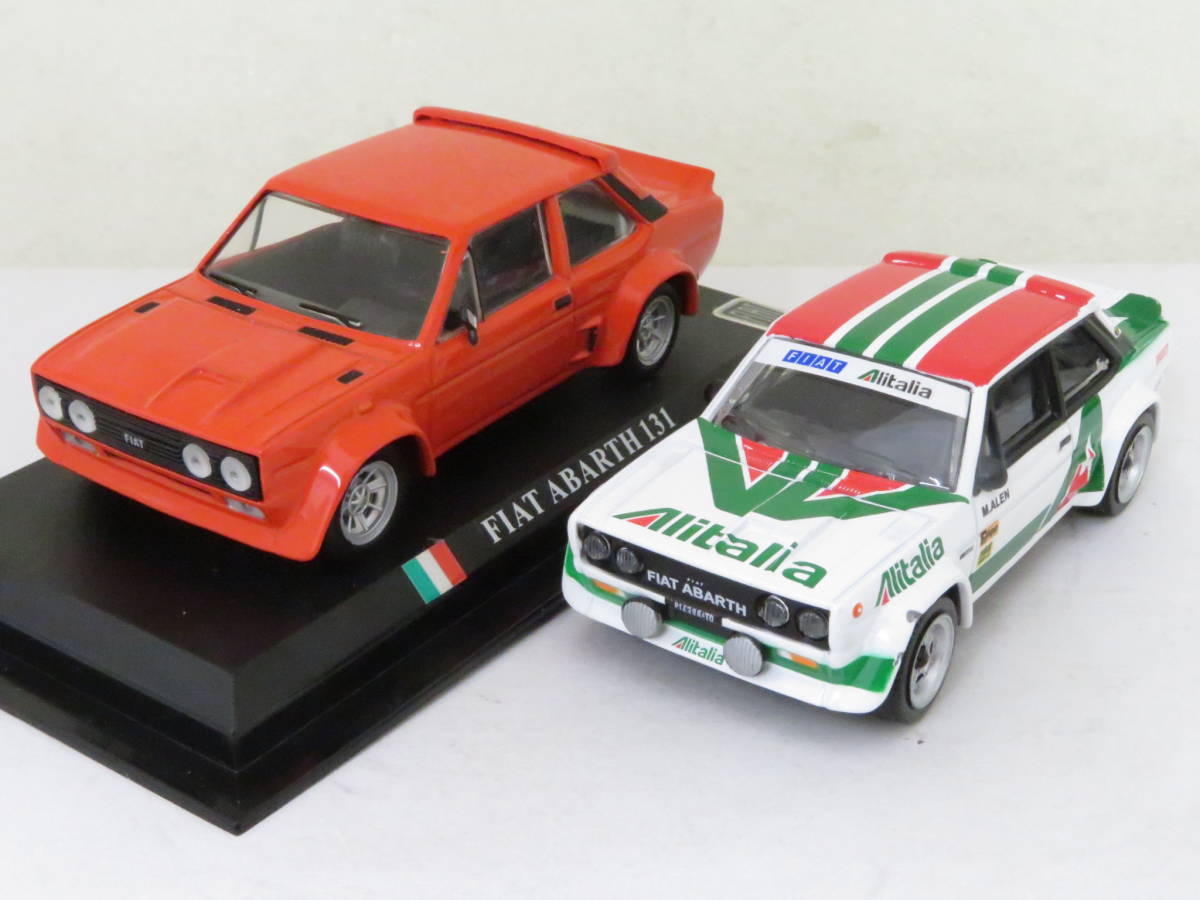 BURAGO 1/24 LOT VOITURES FIAT 131 ABARTH RALLY