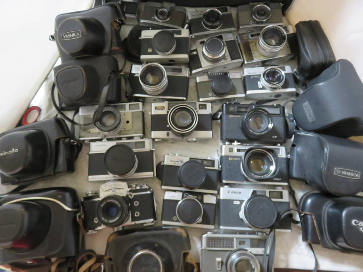 487☆カメラ まとめて ジャンク扱 キャノン Canonet/ヤシカ ELECTRO