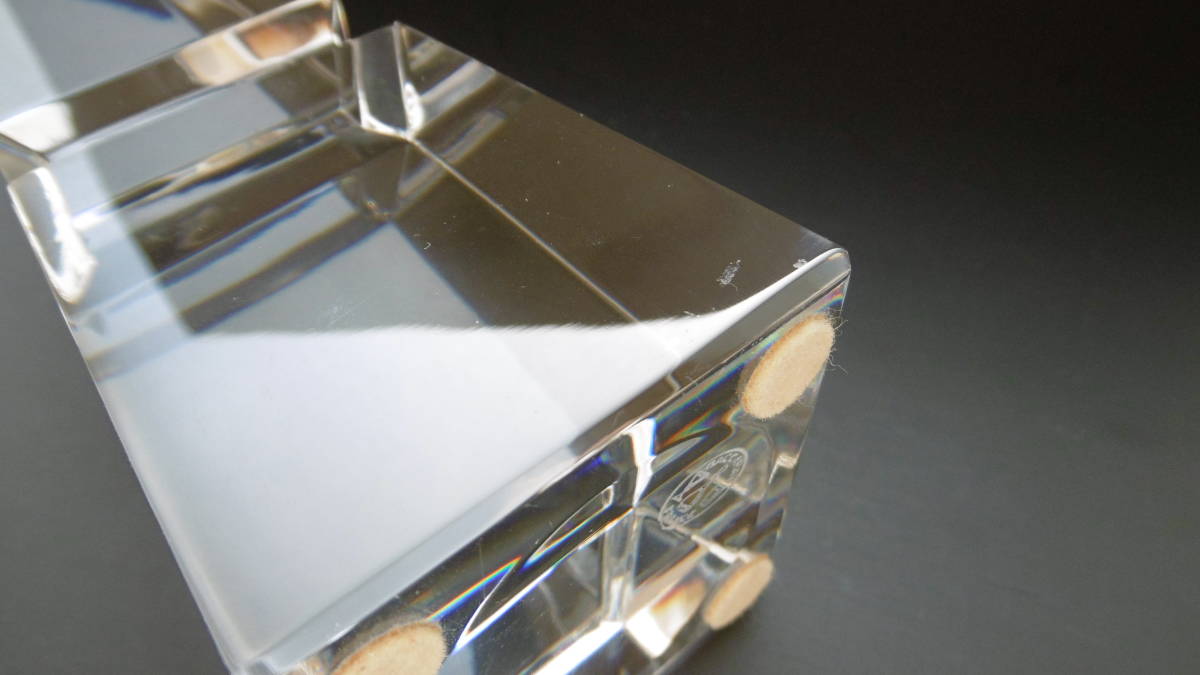 Baccarat オベリスク クリスタル 置物 ☆大型高さ約38センチ バカラ