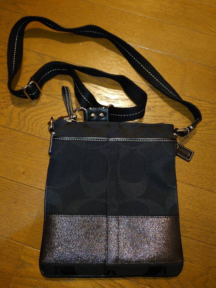 coach キットメッセンジャー　レザーショルダーバッグ 