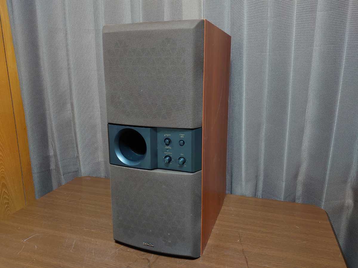 デノン DSW-37 Denon 最大出力100W(PEAK)で迫力の重低音を再生する