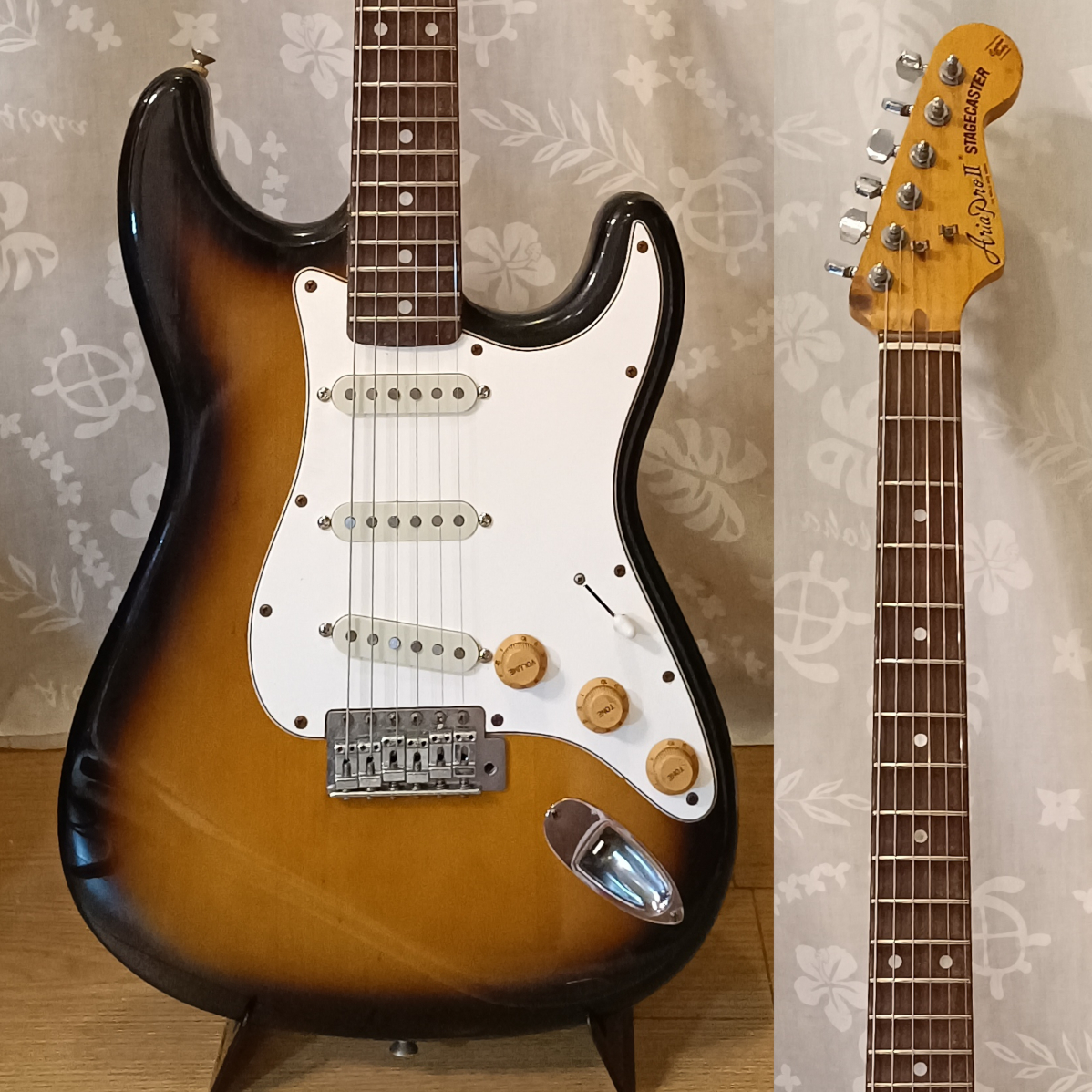 II Pro Aria 楽器、器材 返品OK[ULH83 恐ら Aria Pro II STAGECASTER