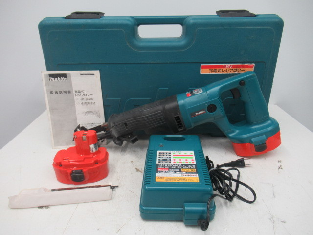 定番，安い J0226 MAKITA マキタ 充電式 レシプロソー セーバーソー JR180D(多目的用)｜売買されたオークション情報、yahooの商品情報をアーカイブ公開 - オークファン 多目的用