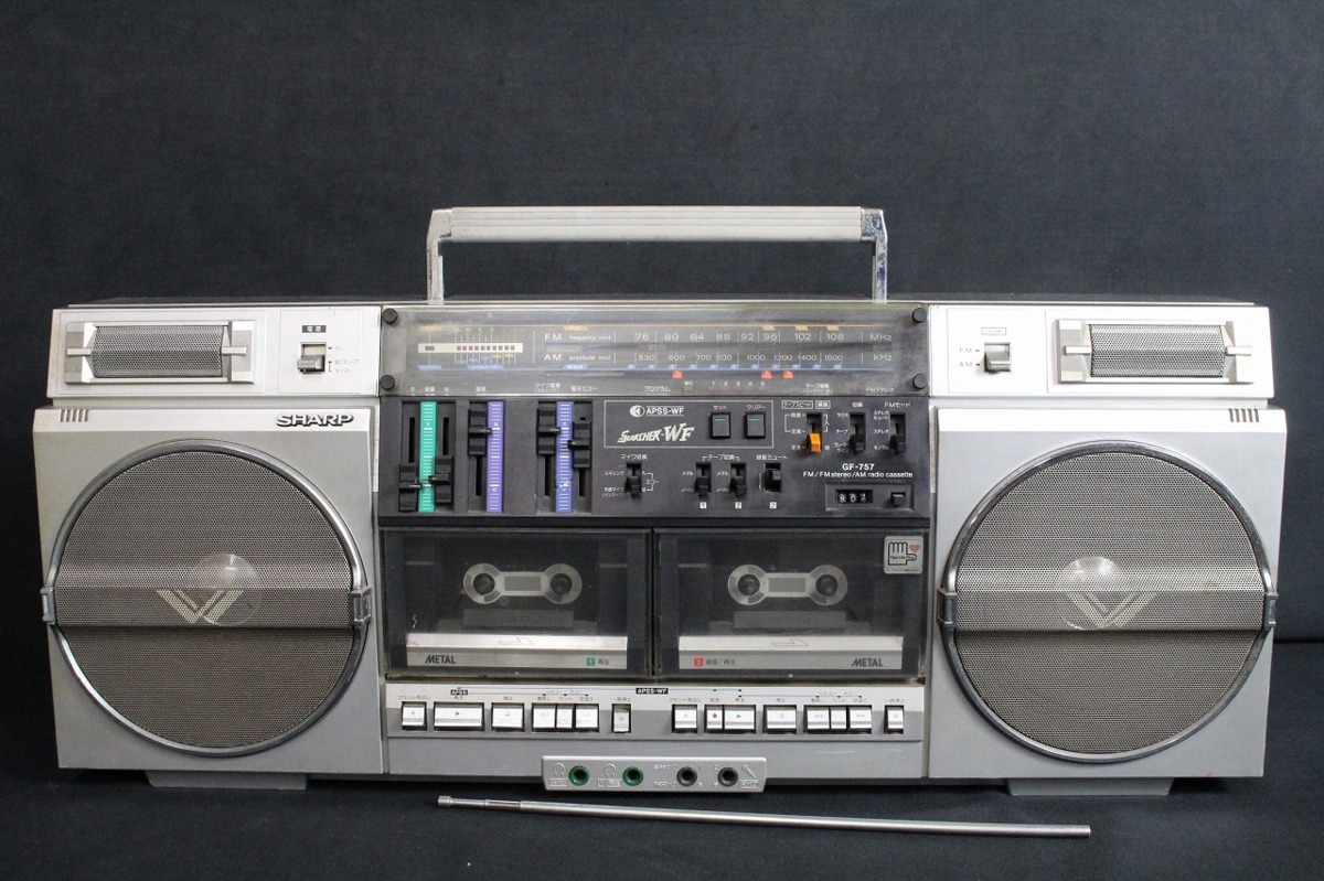 SHARP GF-757 シャープ ラジカセ SEARCHER-WF Searcher-WF THE 昭和