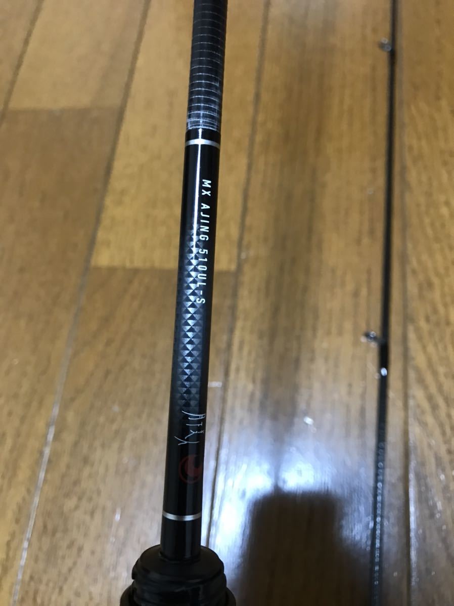 美品 ダイワ 21 月下美人 MX AJING 510UL-S ソリッド アジング ジグ単 