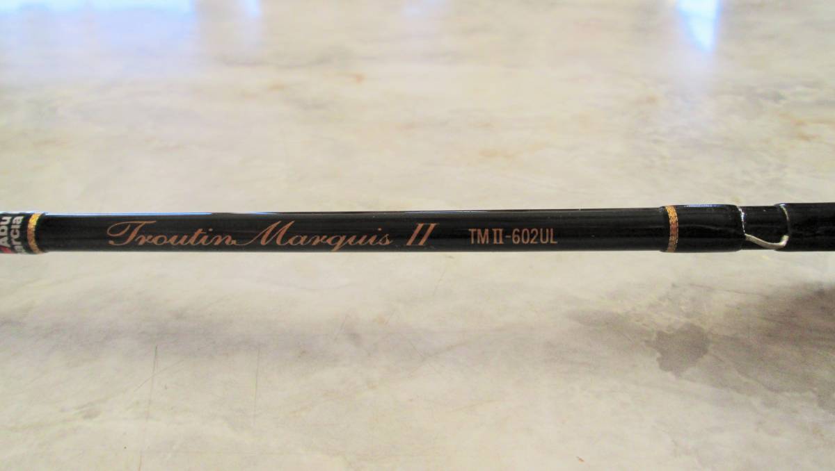 美品】 Abu Garcia Troutin MarquisⅡ TMⅡ-602UL アブガルシア トラウ