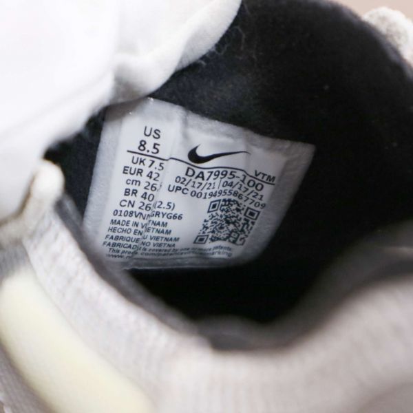 2021年★ NIKE ナイキ DA7995-100 WAFFLE ONE ワッフルワン メッシュ スエード スニーカー Sz.26.5cm メンズ 白 G1G00411_C#U NIKE Nike Waffle スウェード Mens Lilac