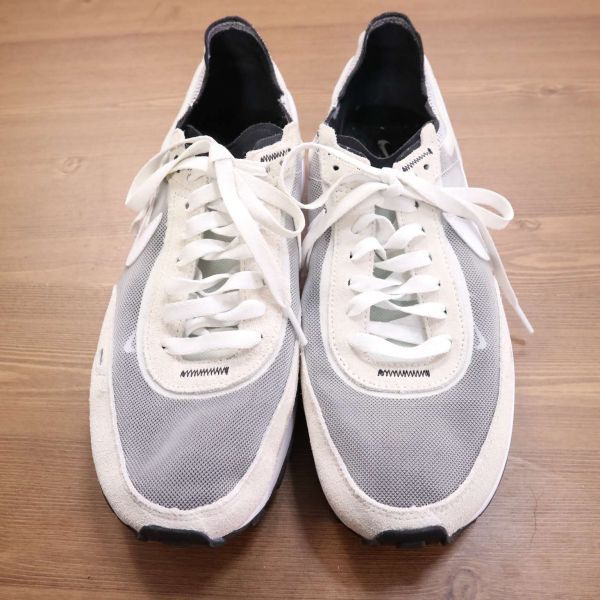 2021年★ NIKE ナイキ DA7995-100 WAFFLE ONE ワッフルワン メッシュ スエード スニーカー Sz.26.5cm メンズ 白 G1G00411_C#U NIKE Nike Waffle スウェード Mens Lilac