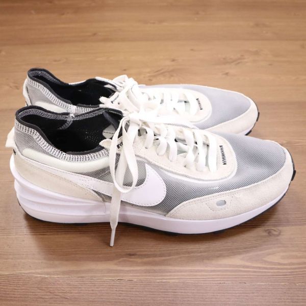 2021年★ NIKE ナイキ DA7995-100 WAFFLE ONE ワッフルワン メッシュ スエード スニーカー Sz.26.5cm メンズ 白 G1G00411_C#U NIKE Nike Waffle スウェード Mens Lilac