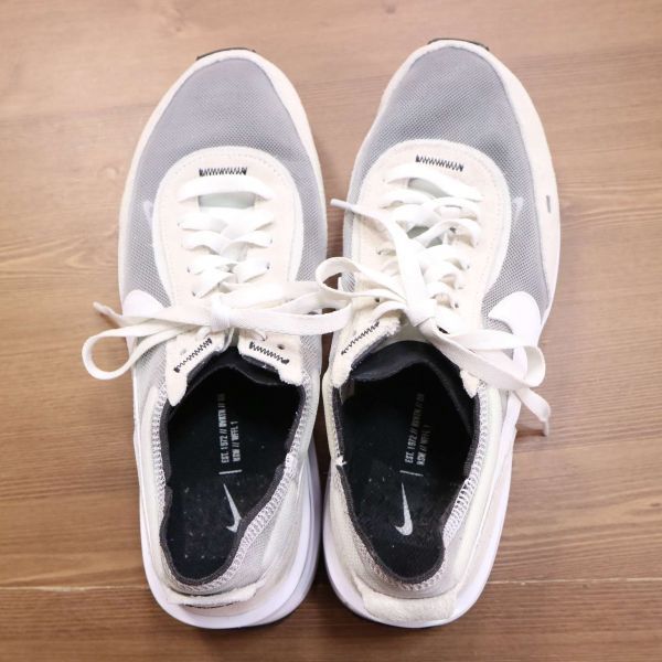 2021年★ NIKE ナイキ DA7995-100 WAFFLE ONE ワッフルワン メッシュ スエード スニーカー Sz.26.5cm メンズ 白 G1G00411_C#U NIKE Nike Waffle スウェード Mens Lilac