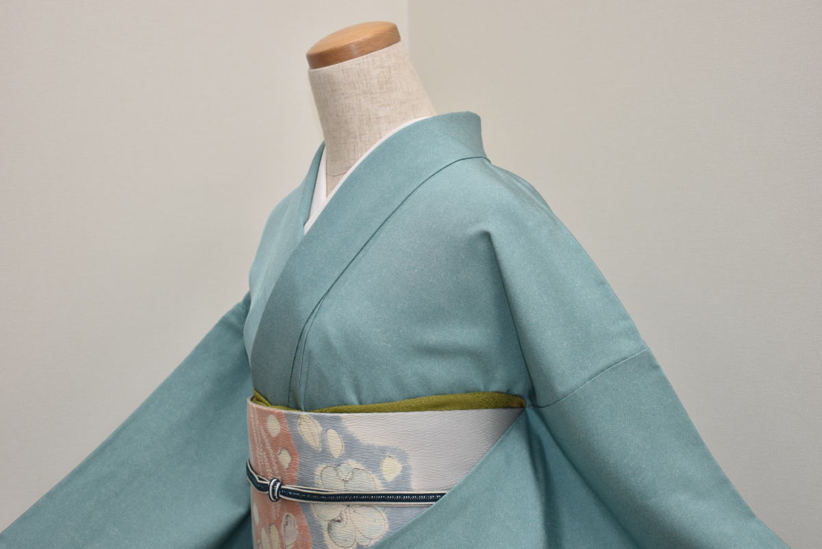 丹後ちりめん 反物 呉服屋 正絹 訳あり 江戸小紋 着尺 – (色 京都