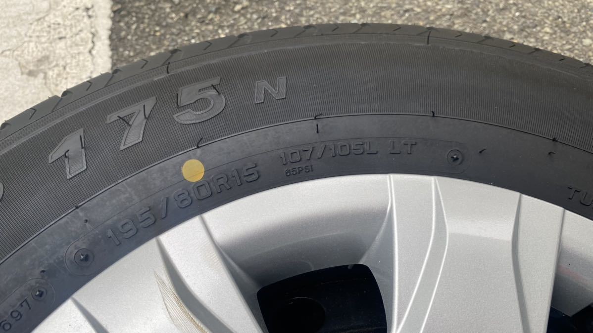 新車外し ハイエース 純正 8型ハイエース純正ホイール＆ホイール 