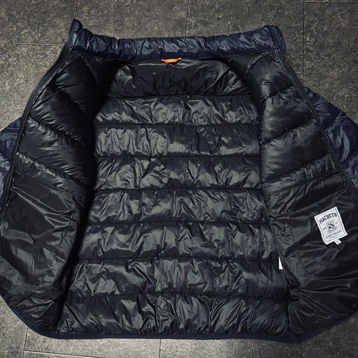 XL/O/LL/2L マクベス 高密度 中綿 ナイロン ブルゾン ジャケット 