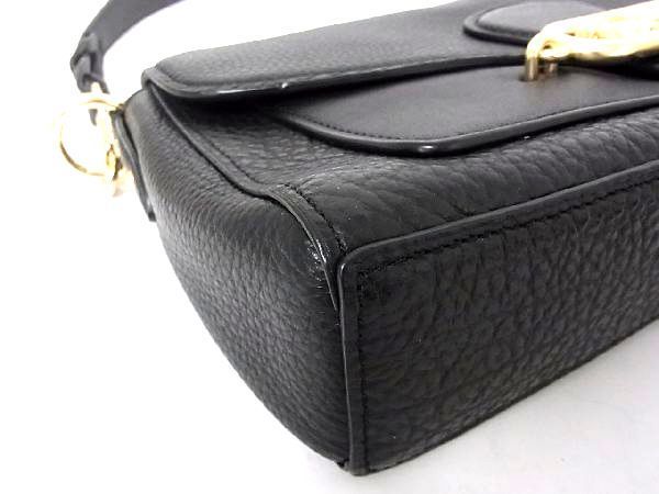 1円 □新品同様 □COACH コーチ レザー G金具 馬車金具 ショルダー