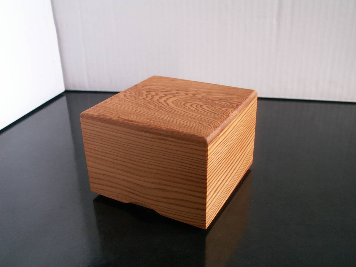 未使用】世界の銘木 屋久杉 文箱 筆箱 工芸品 書道具 未使用】世界の