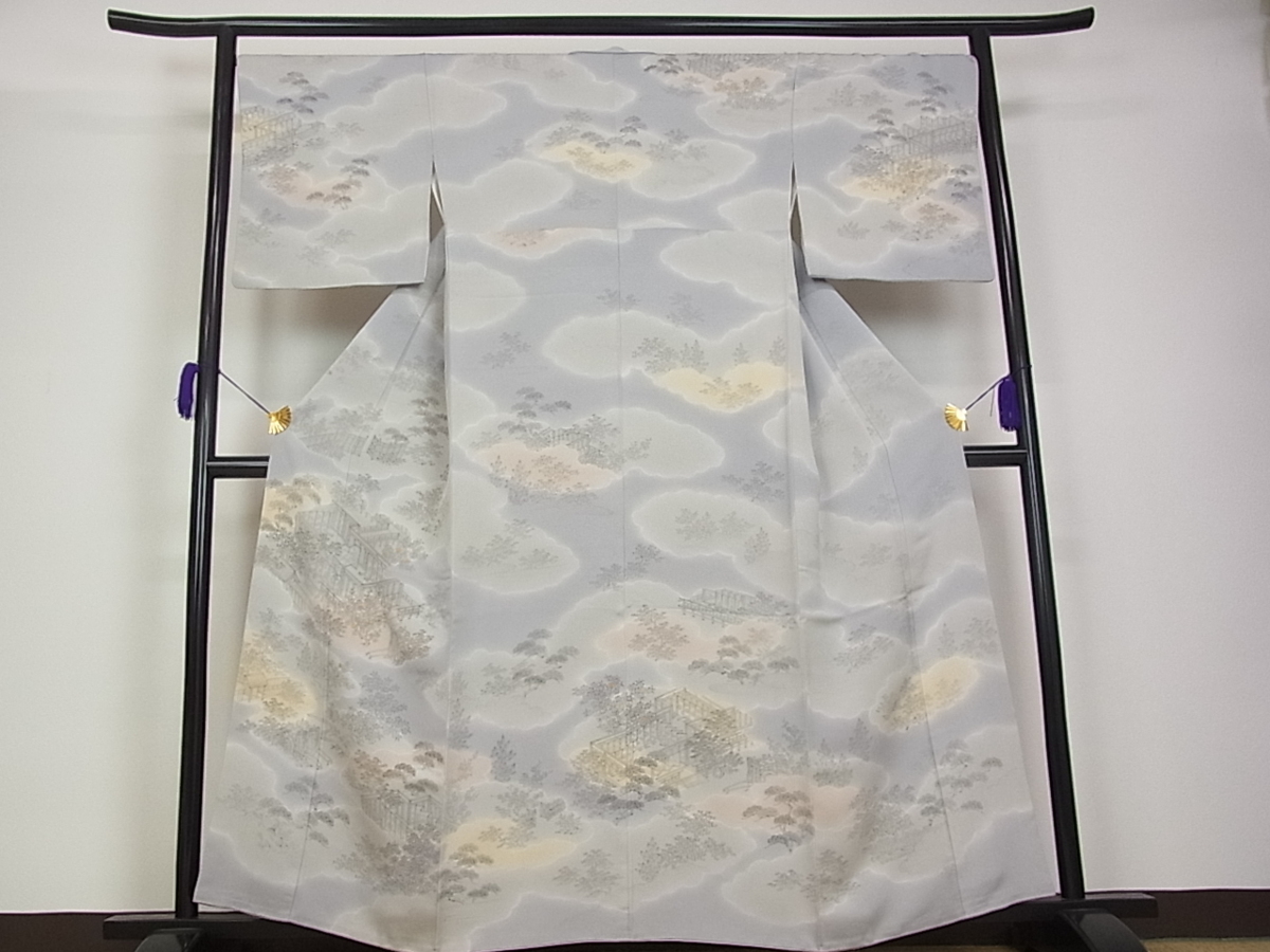正規品，お得 平和屋 極上 創業460年 千總 訪問着 刺繍 雲取り風景文 暈し染 金糸 高島屋扱い 逸品m5600(仕立て上がり)｜売買されたオークション情報、yahooの商品情報をアーカイブ公開 - オークファン 仕立て上がり