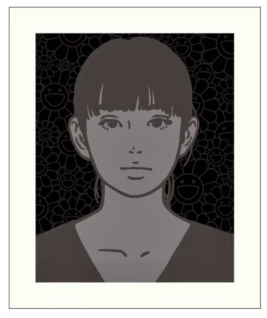 KYNE シルクスクリーン 村上隆 Untitled 版画 Q kyne R キネ untitled