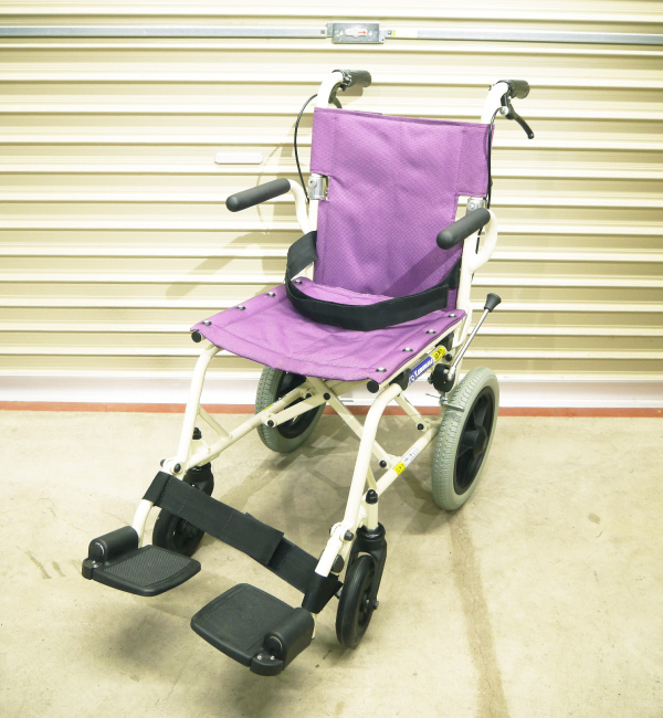札幌発!! Nick/ニック RISE アルミ製自走用車いす 介助者用ブレーキ 