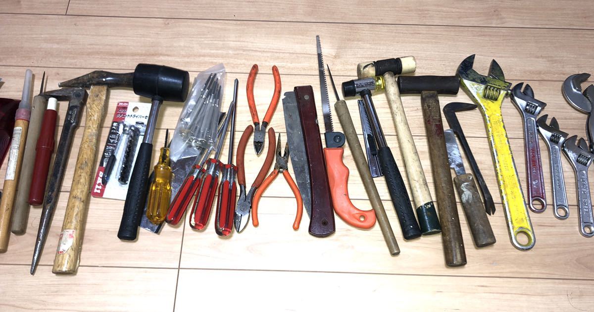 中古工具まとめ売り/約100点以上/DIY/大工/リフォーム工具箱 (工具 