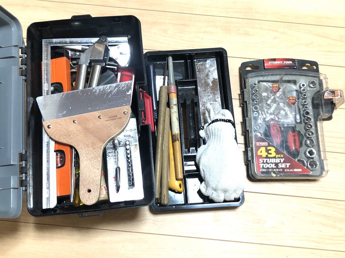 中古工具まとめ売り/約100点以上/DIY/大工/リフォーム工具箱 (工具 