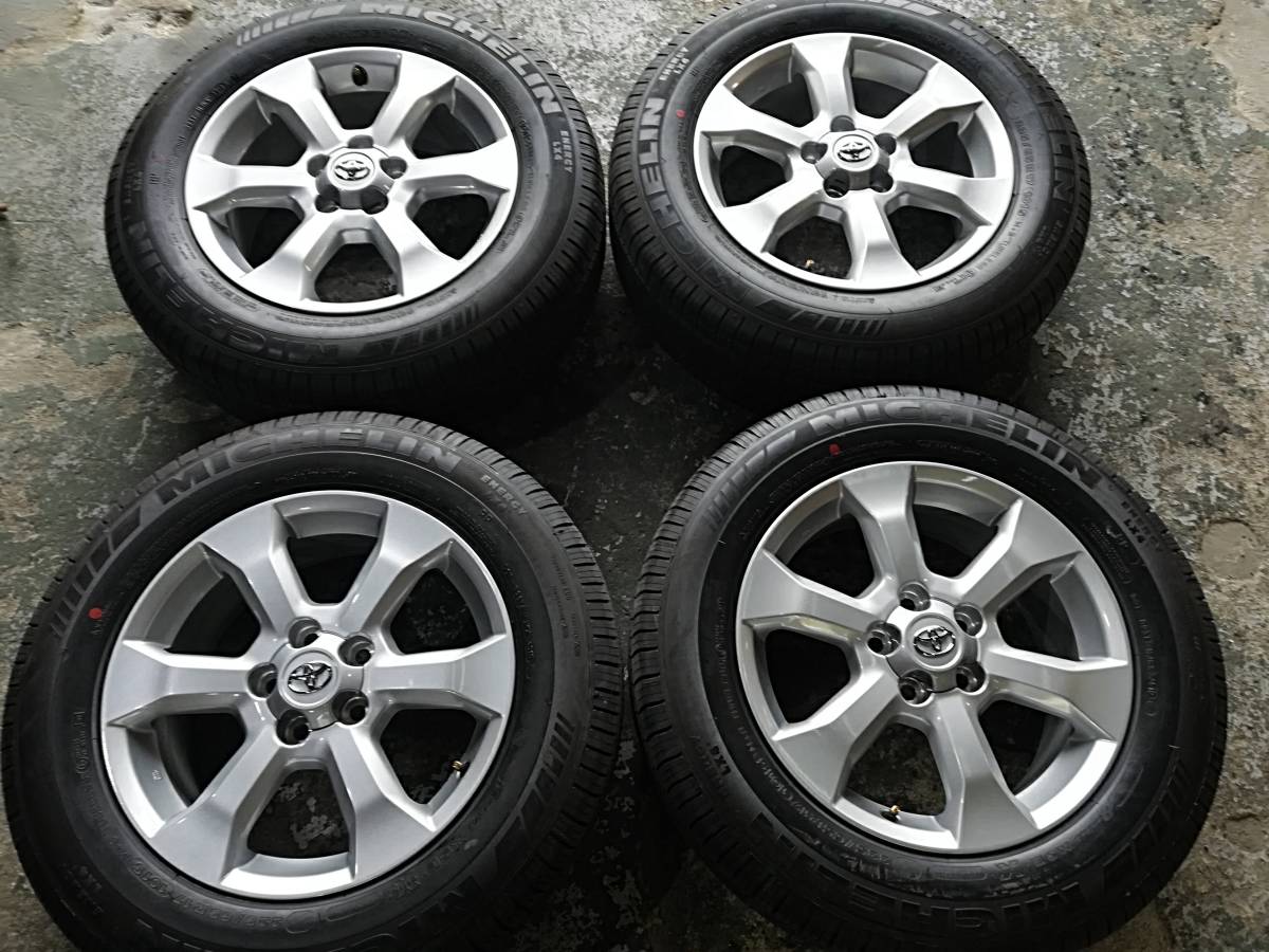 送料無料】トヨタ純正☆225/65R17☆17インチアルミタイヤセット☆5H