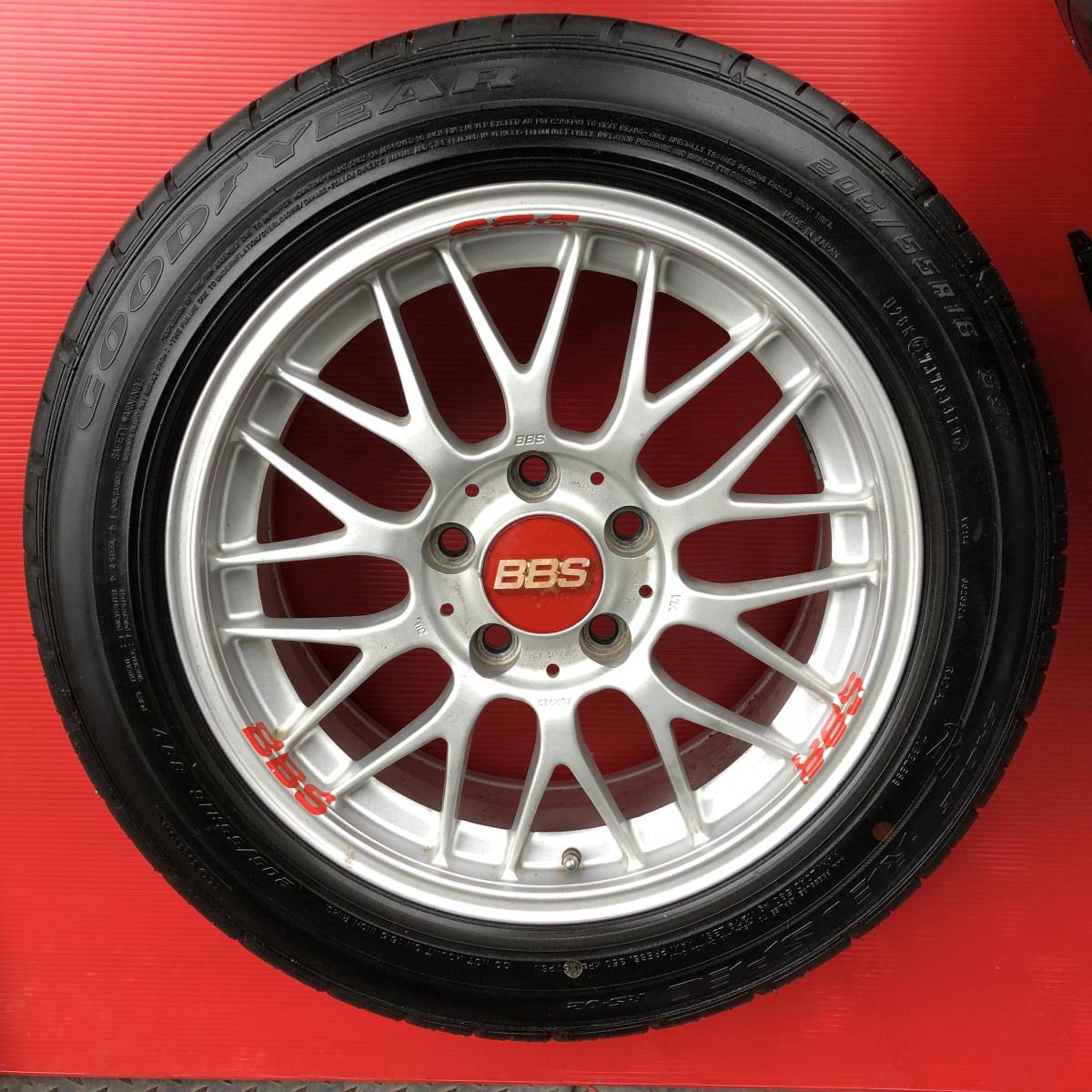 BBS RG367 16×7J+42 16インチ 5H PCD114.3 FORGED GOOD YEAR 205 