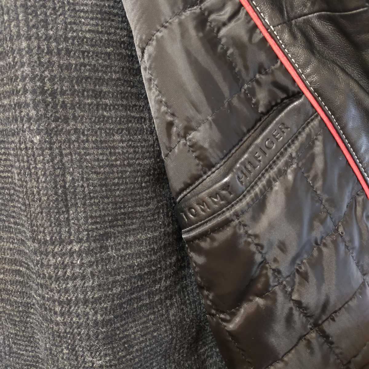 TOMMY HILFIGER トミーヒルフィガー レザージャケット 本革 90s 