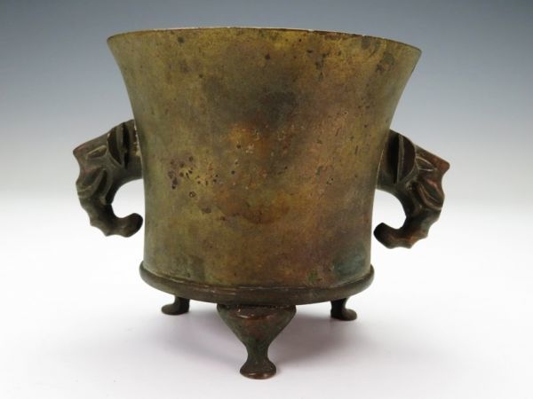 大明宣徳年 大明狮子紫铜香炉，仿古宣德熏香炉_国风网 大明宣徳年製