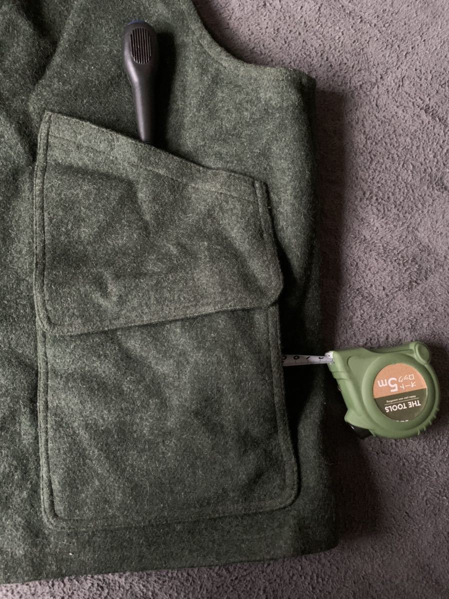 80s Eddie Bauer エディバウアー ウールベスト ハンティング 80s 90s XXL eddie bauer ウール ベスト ビンテージ 黒タグ エディー