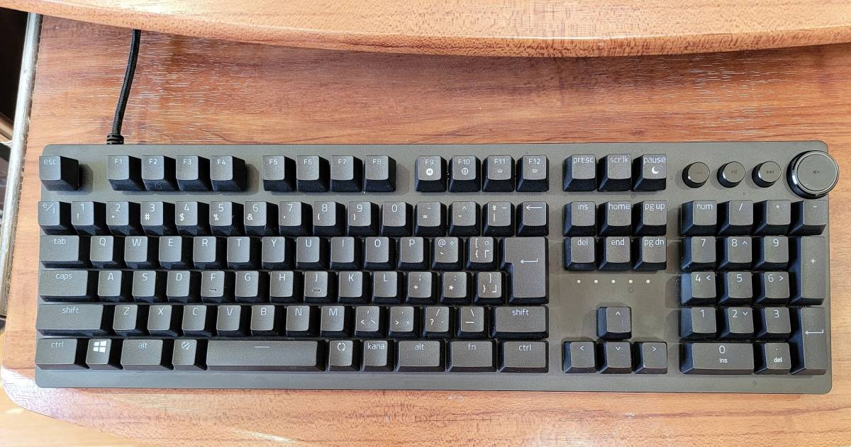 ジャンク】Razer ゲーミングキーボード Huntsman V2 JP Clicky Optical 