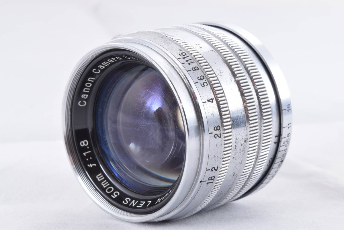 ★美品★ CANON キヤノン LENS 50mm f:1.8 Canon Camera Co.Japan 銘玉 ライカLマウント Canon 50mm STM this f&frasl;1.8[L39マウント][美品] World