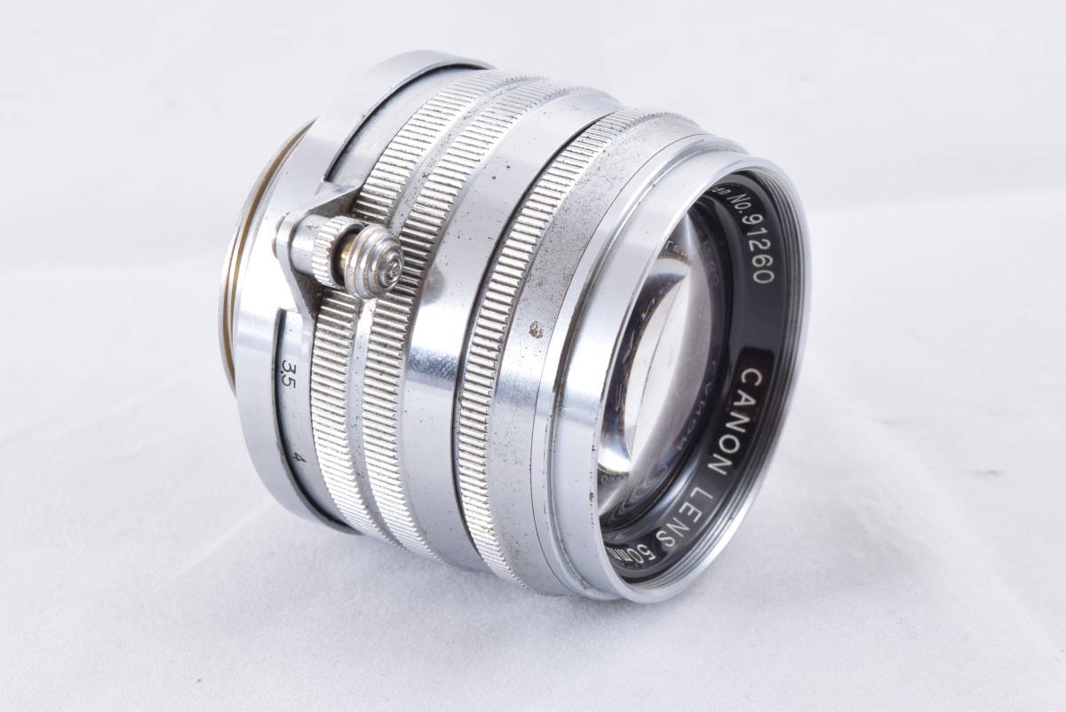 ★美品★ CANON キヤノン LENS 50mm f:1.8 Canon Camera Co.Japan 銘玉 ライカLマウント Canon 50mm STM this f&frasl;1.8[L39マウント][美品] World